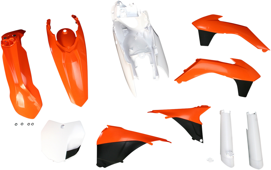 ACERBIS Full Replacement Body Kit - OEM '13 Orange/White/Black 2314333914
