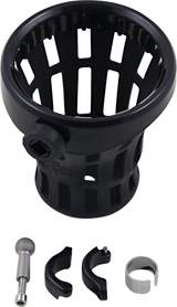 CIRO Drink Holder - 7/8" - 1" Clamp - Black 50913