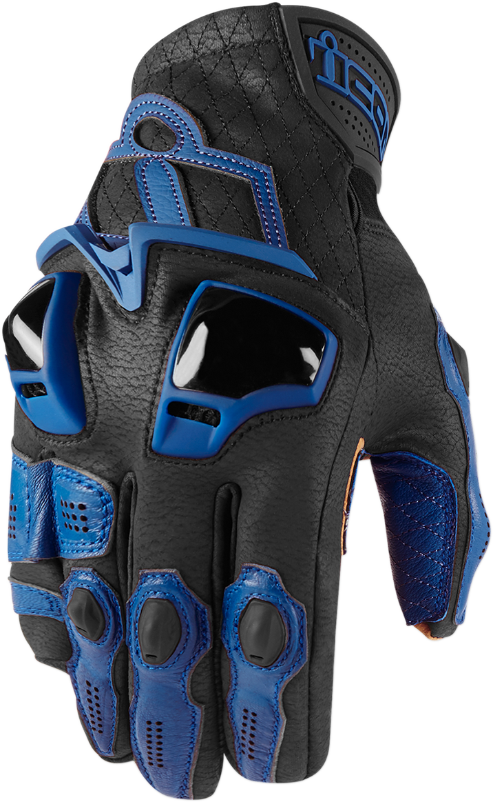 ICON Hypersport™ Short Gloves - Blue - 3XL 3301-3544