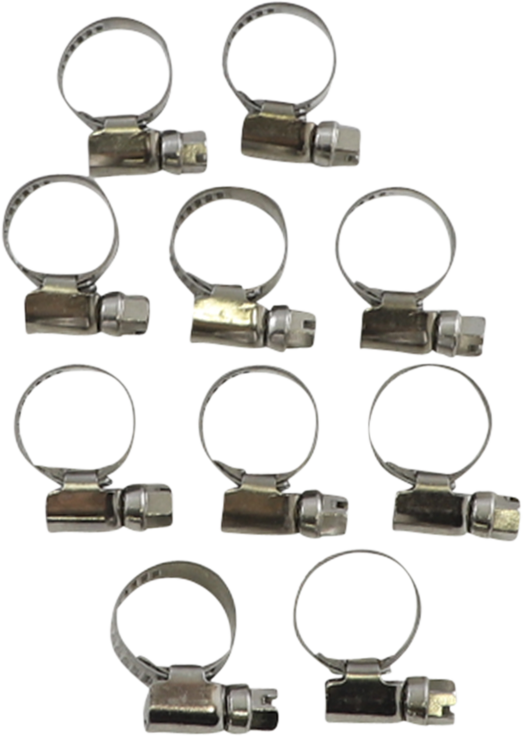 Parts Unlimited Embossed Hose Clamp - 10-16 Mm T03-6252-10