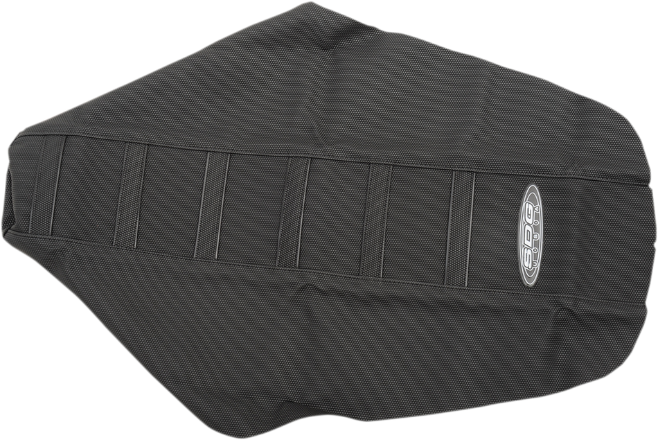 SDG 6-Ribbed Seat Cover - Black Ribs/Black Top/Black Sides 95951