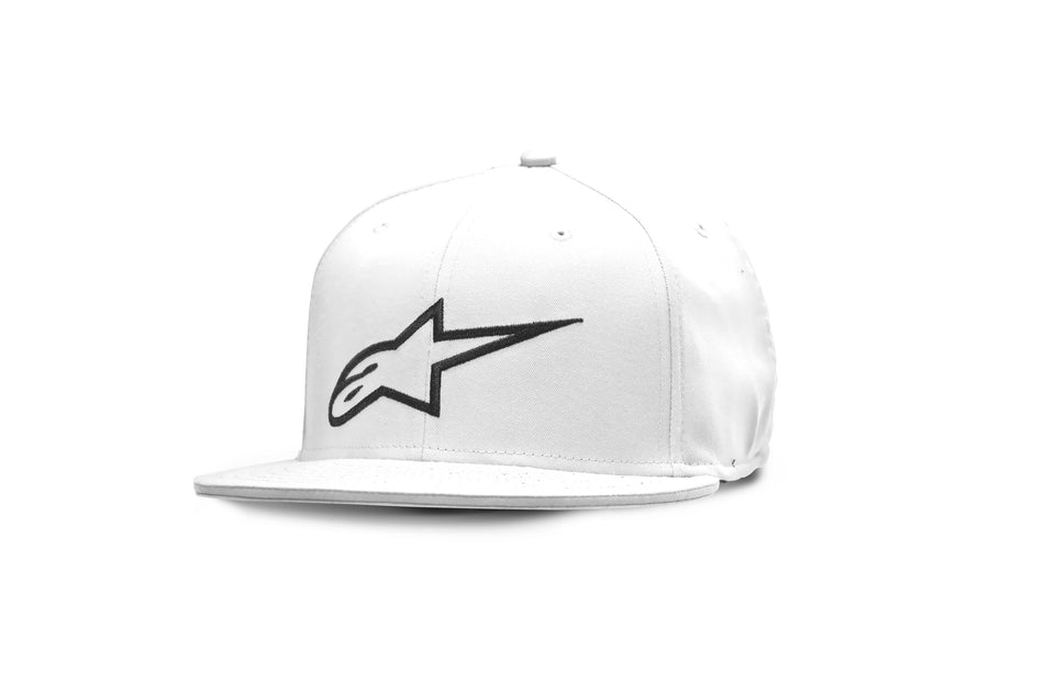 ALPINESTARS Ageless Flatbill Hat White/Black Lg/Xl 1035-81015-2010-L/XL