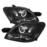 Spyder Toyota Yaris 07-11 4Dr Projector Headlights LED Halo DRL Blk PRO-YD-TYA074D-DRL-BK 5038944