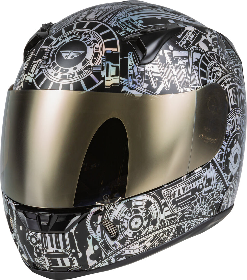 FLY RACING Revolt Matrix Helmet Iridescent 2x 73-83812X