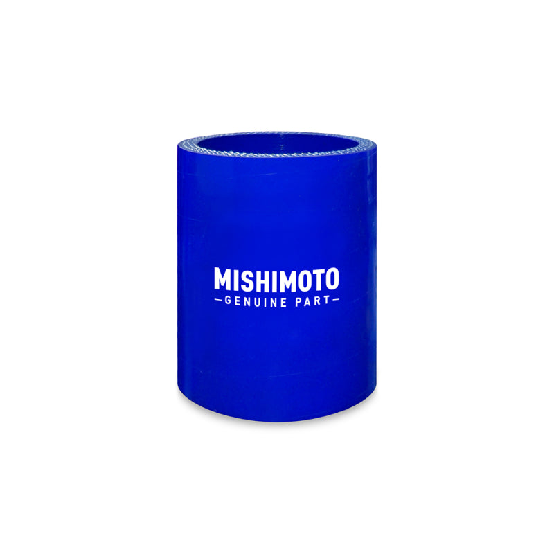 Mishimoto 3.5 Inch Straight Coupler - Blue MMCP-35SBL