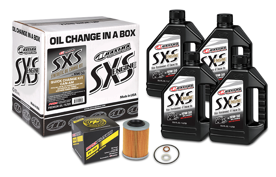 MAXIMASxs Quick Change Kit 10w50 With Oil Filter Can-Am90-219013-CA