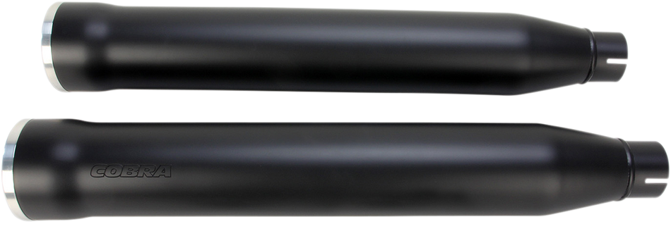 Silenciadores COBRA RPT de 3" para Softail '07-'17 - Negro 6053B 
