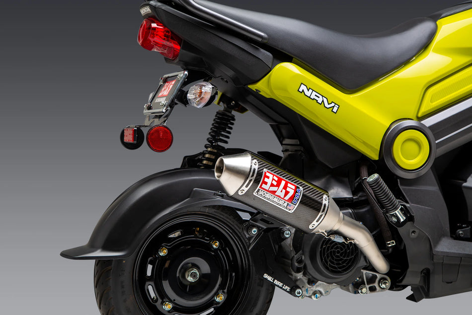 Yoshimura NAVI 2022 RACE MINI RS-2 WORKS FINISH STAINLESS FULL SYSTEM WITH CARBON MUFFLER 12109AB250