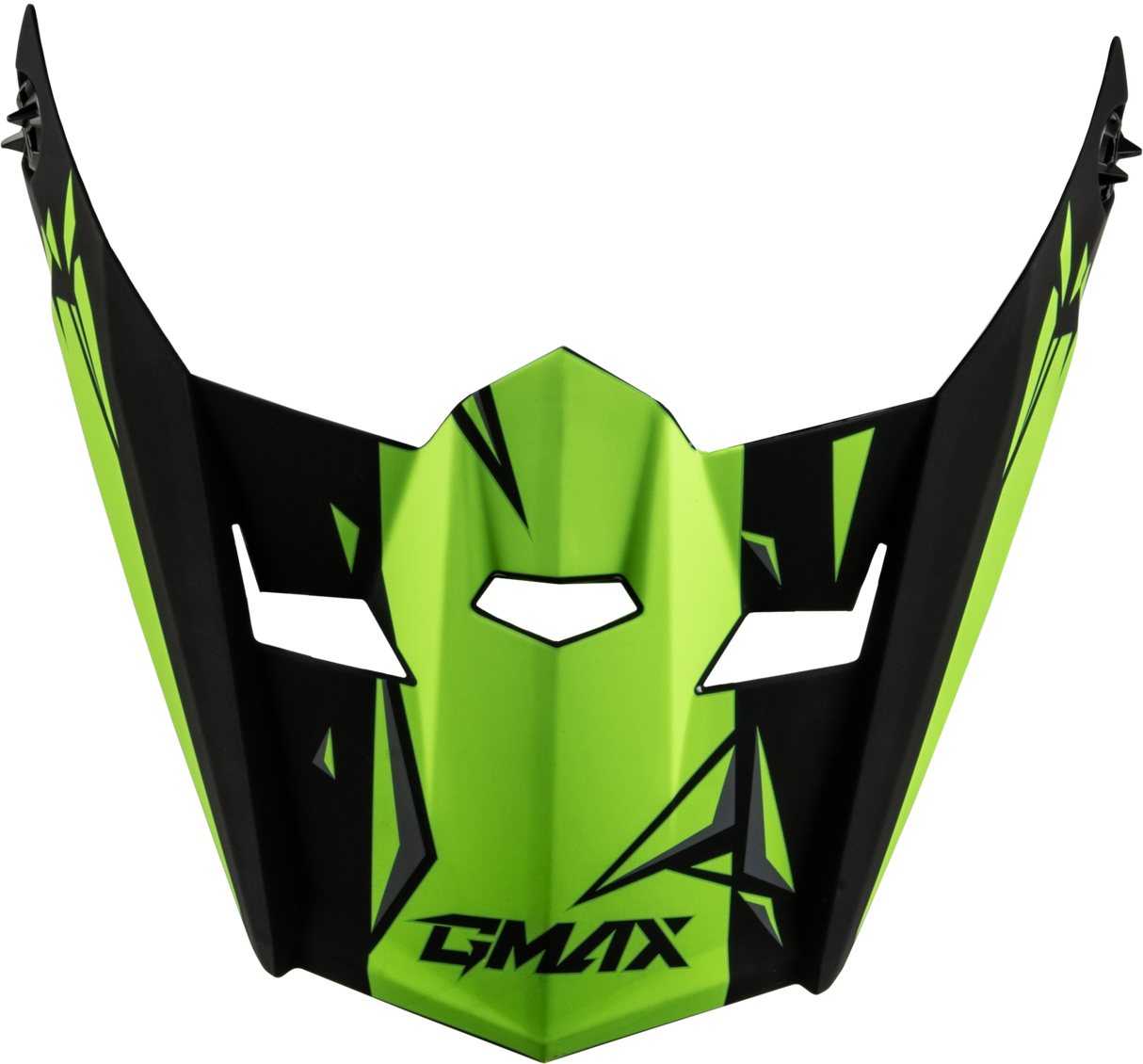 GMAX Youth Mx-46y Unstable Visor Matte Black/Green Ys-Yl G0465222