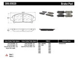 StopTech Performance 92-95 Toyota MR2 Turbo Front Brake Pads 309.0582