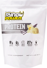 RYNO POWER Protein Powder - Vanilla - 2 lb - 20 Servings PPV4664