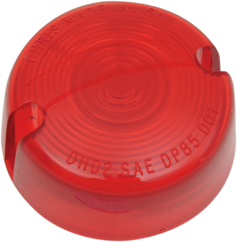CHRIS PRODUCTS Rear Turn Signal Lens - Red - '86-'99 FX DHD2R