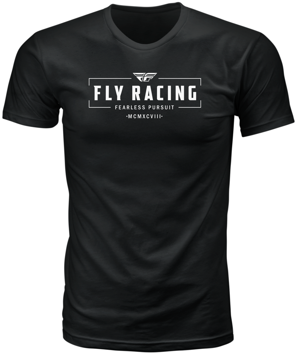 FLY RACING Fly Motto Tee Black Md 352-0060M