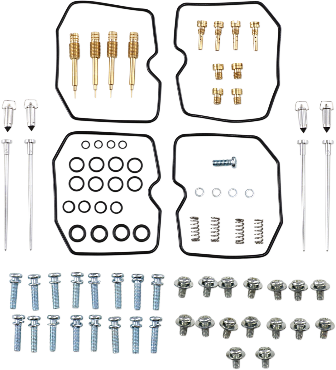 Parts Unlimited Carburetor Kit - Kawasaki Zx750 750r 26-1724