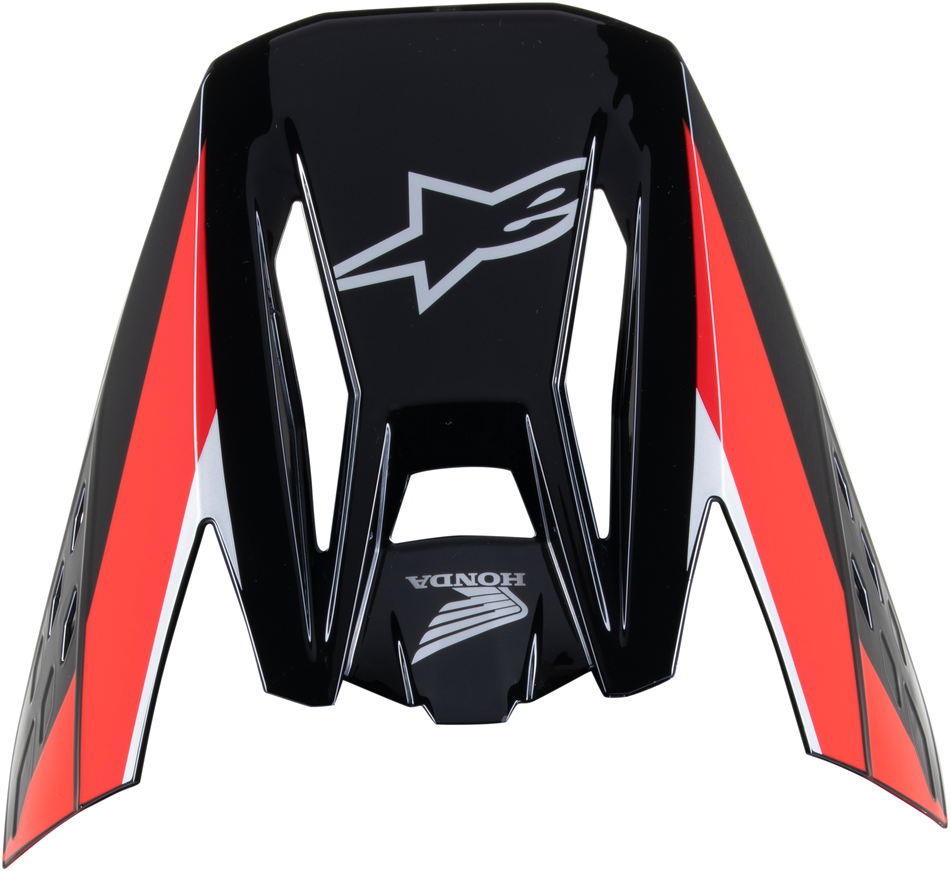 ALPINESTARS Honda S-M5 Helmet Visor Black/Red Glossy 8988023-1333-TU
