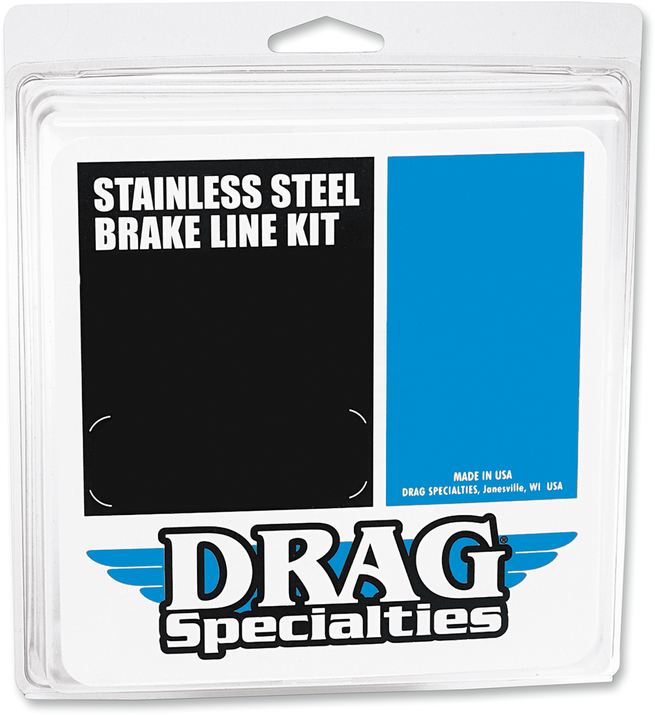 DRAG SPECIALTIES Universal Brake Line - Clear - 56" 856