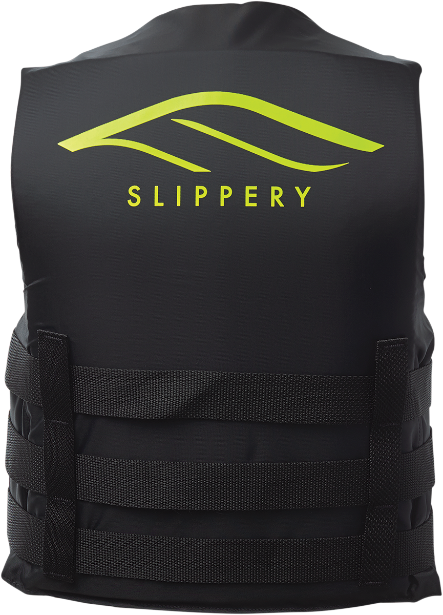 SLIPPERY Hydro Nylon Vest - Black/Yellow - XS 112214-30001020