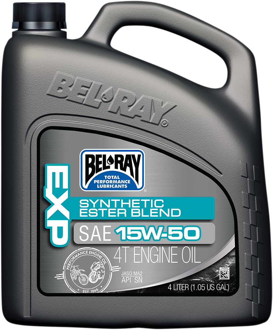 BEL-RAY EXP Synthetic Blend 4T Oil - 15W-50 - 4L 99130-B4LW