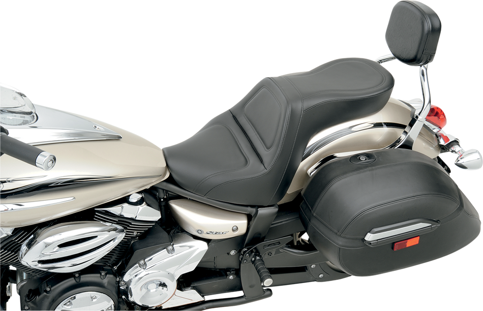SADDLEMEN Seat - Explorer - without Backrest - Stitched - Black - XVS950 Y09-14-0291
