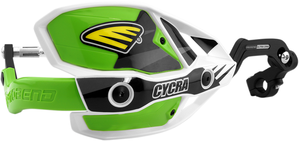 CYCRA Handguards - Ultra - Oversized - White/Green 1CYC-7408-72X