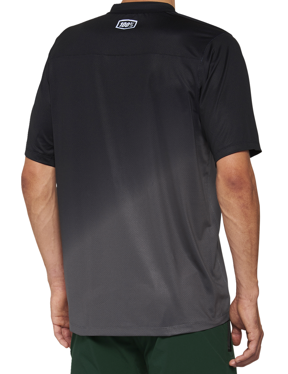 100% Celium Jersey - Short-Sleeve - Black/Charcoal - XL 40011-00003