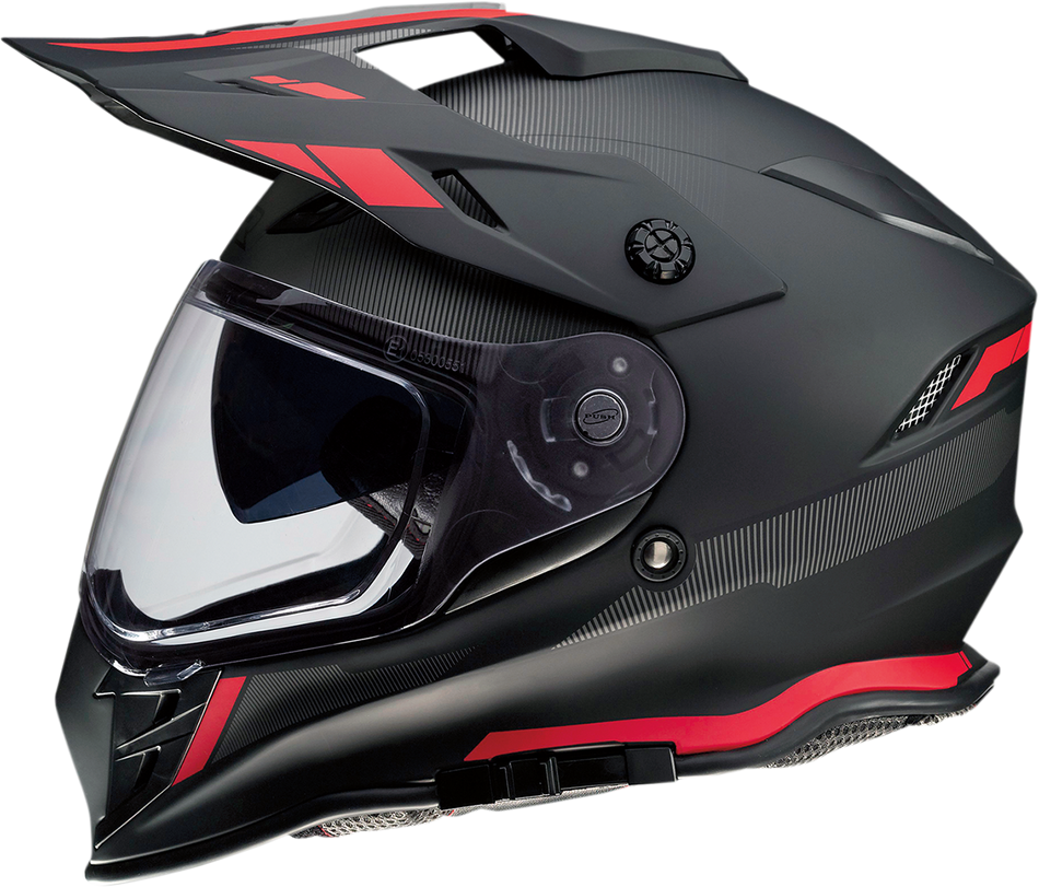 Z1R Range Helmet - Uptake - Black/Red - XS 0140-0013