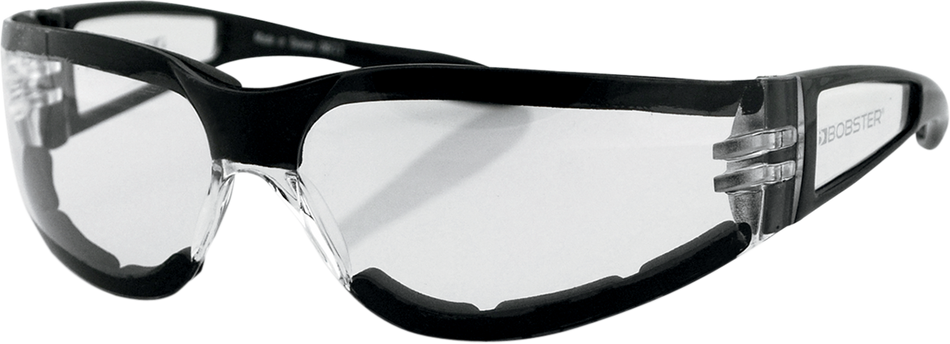 Gafas de sol BOBSTER Shield II - Negro brillante - Transparente ESH203