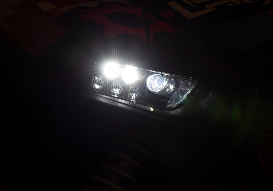 MOOSE UTILITY LED Headlight - RZR900/1000 - Black 100-3356-PU