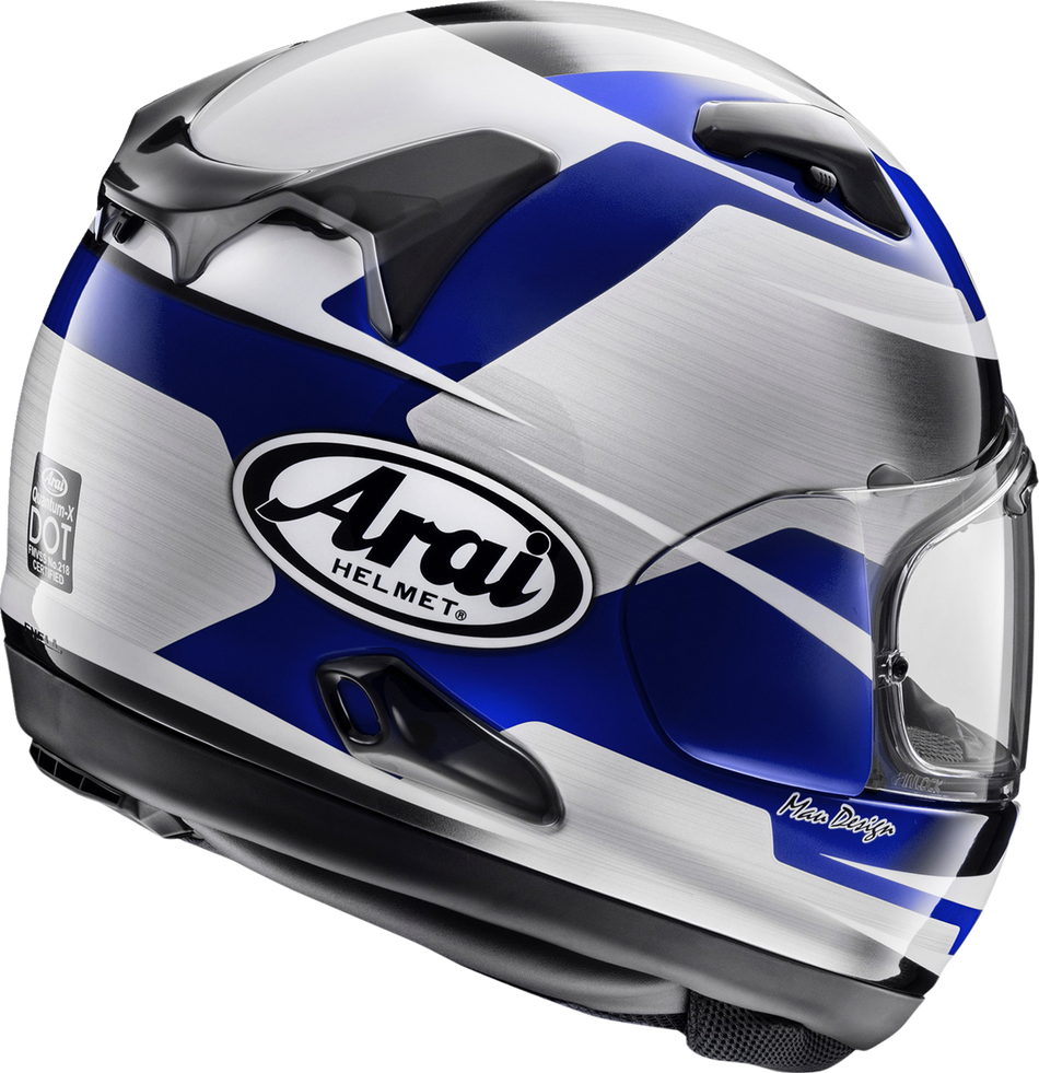 ARAI Quantum-X Helmet - Steel - Blue - Medium 0101-15744