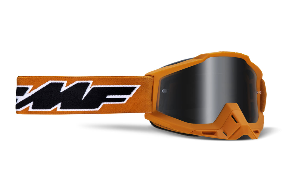 FMF VISION Powerbomb Youth Goggle Rocket Orange Mirror Silver Le F-50048-00003