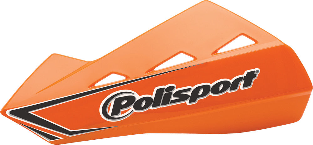 POLISPORT Qwest Handguards W/Plastic Mounting Kit Orange Ktm 8304200034