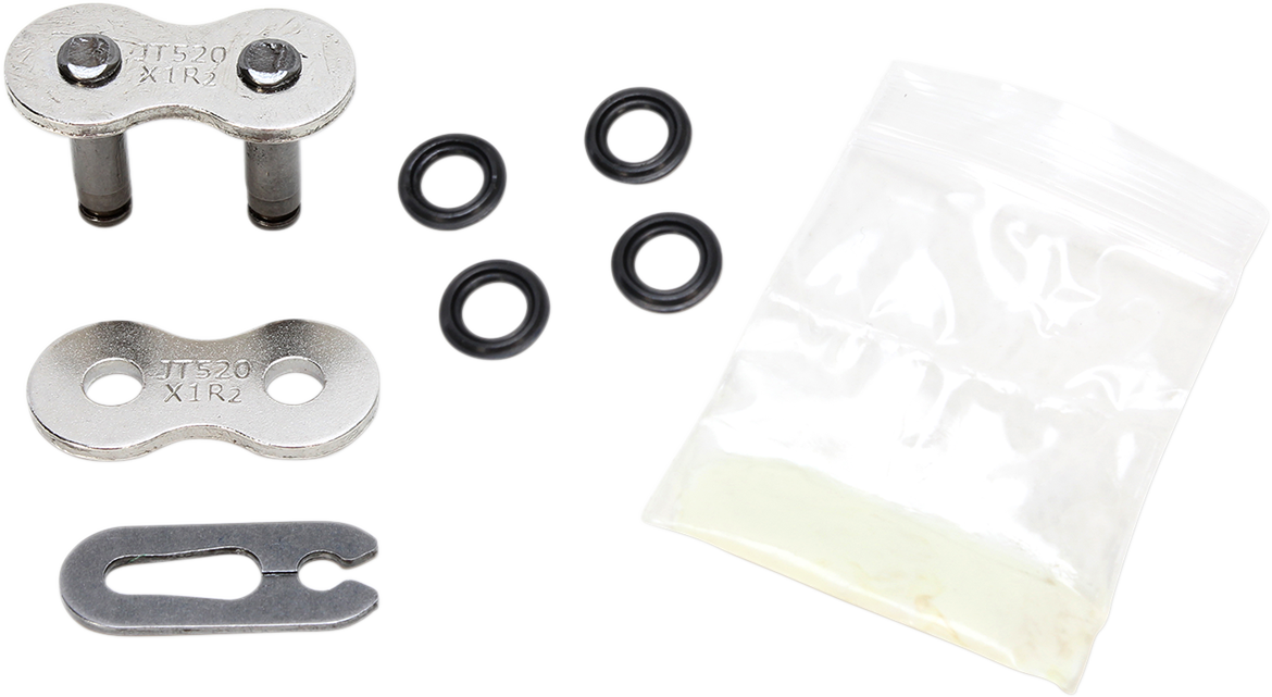 JT CHAINS 520 X1R - Replacement Master Link - Clip - Nickel JTC520X1R2NNSL