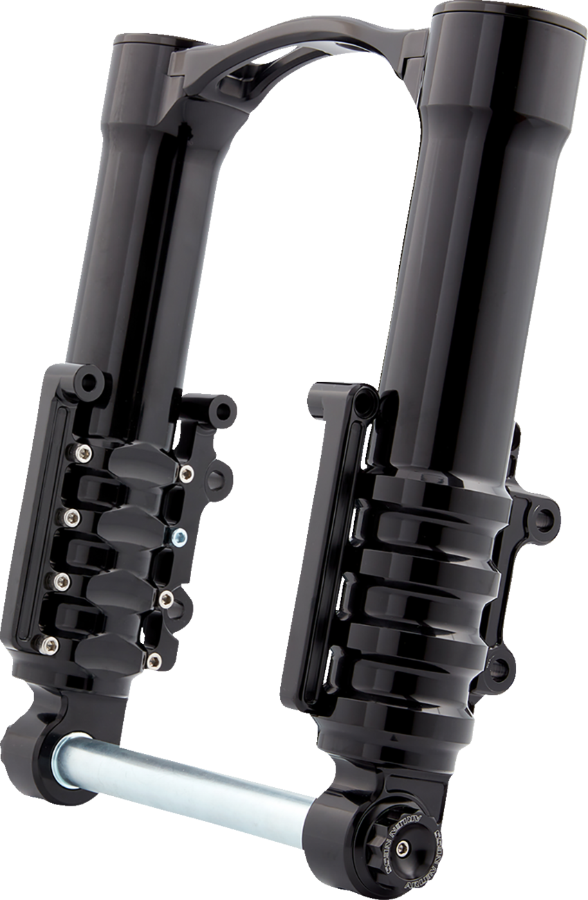 Método ARLEN NESS sin patas de horquilla flexibles - Negro - Para pinza de freno de fábrica 120-002 