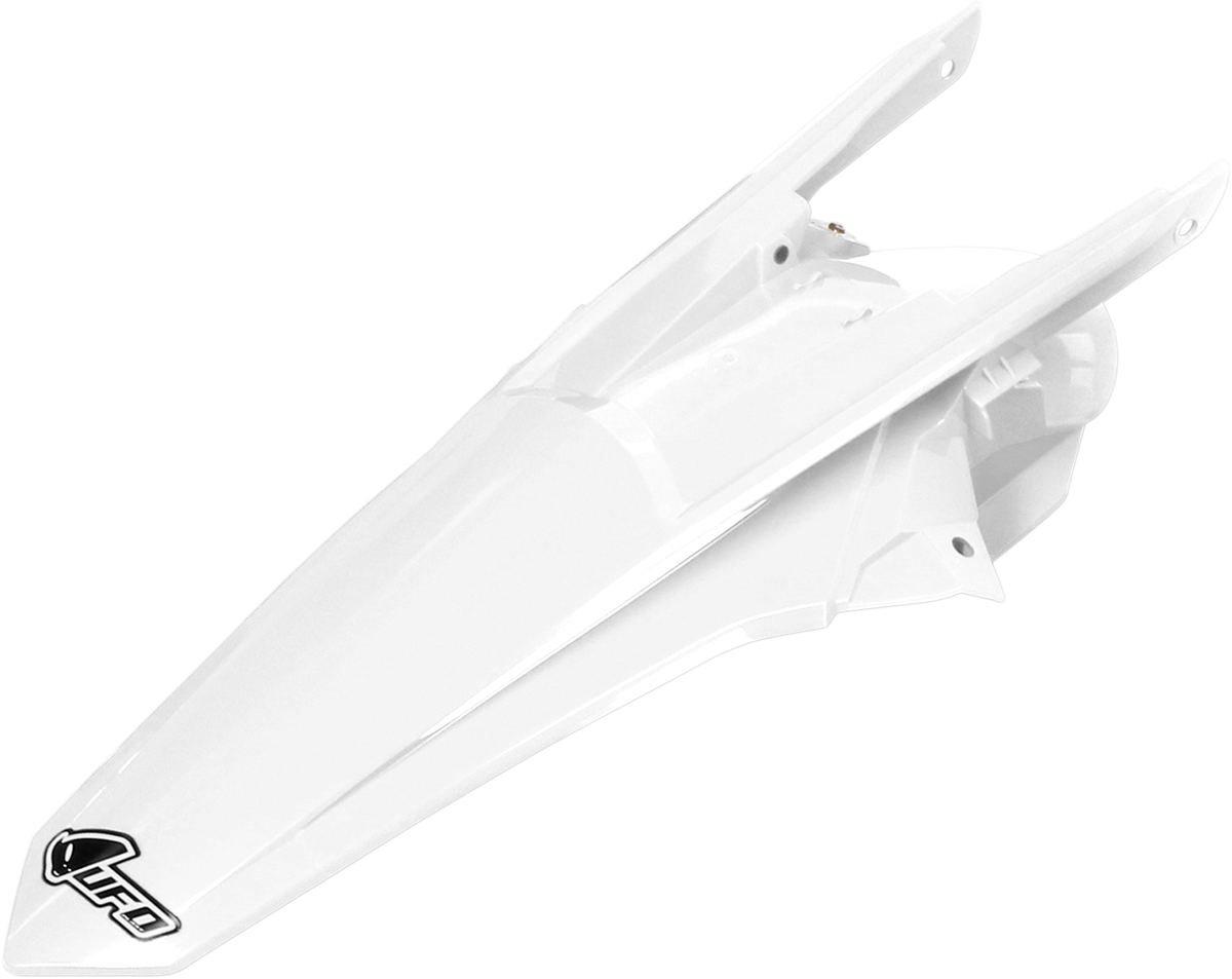 UFO MX Rear Fender - KTM White KT04060-047