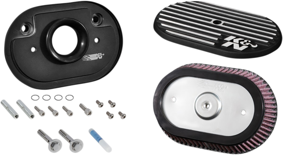 K & N Side Draft Intake Kit - Black RK-3956