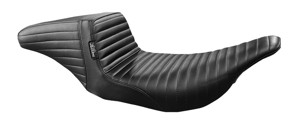 LE PERA Kickflip Seat - Pleated - Black - FL '97-'07 LH-597PT