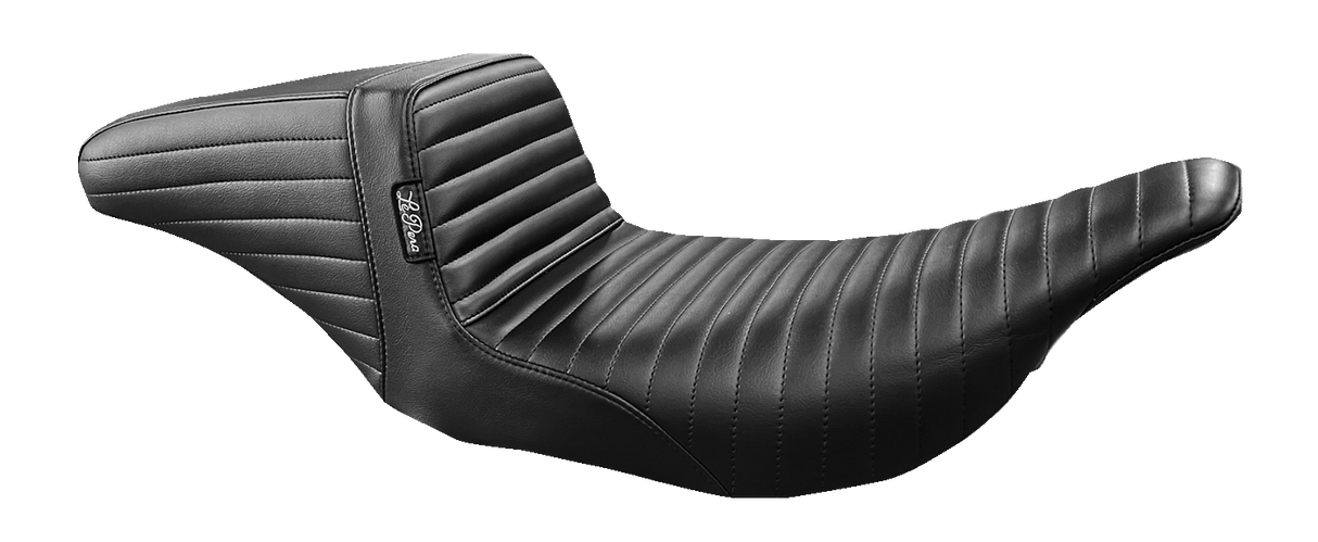 LE PERA Kickflip Seat - Pleated - Black - FL '97-'07 LH-597PT