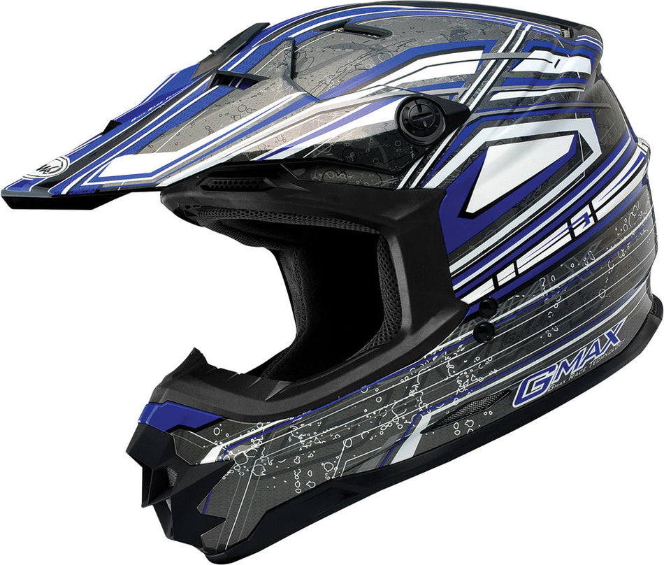 GMAX Gm-76x Bio Helmet Blu/White/Light Blue 2x G3768218 TC-2