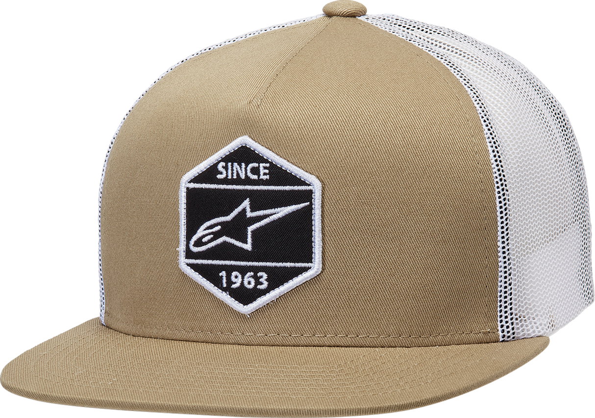 ALPINESTARS Bolt Trucker Hat - Sand/White - One Size 1213810142320OS