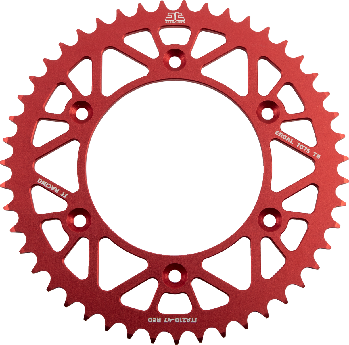 JT SPROCKETS Rear Sprocket - Honda - Red - 47 Tooth JTA210.47RED