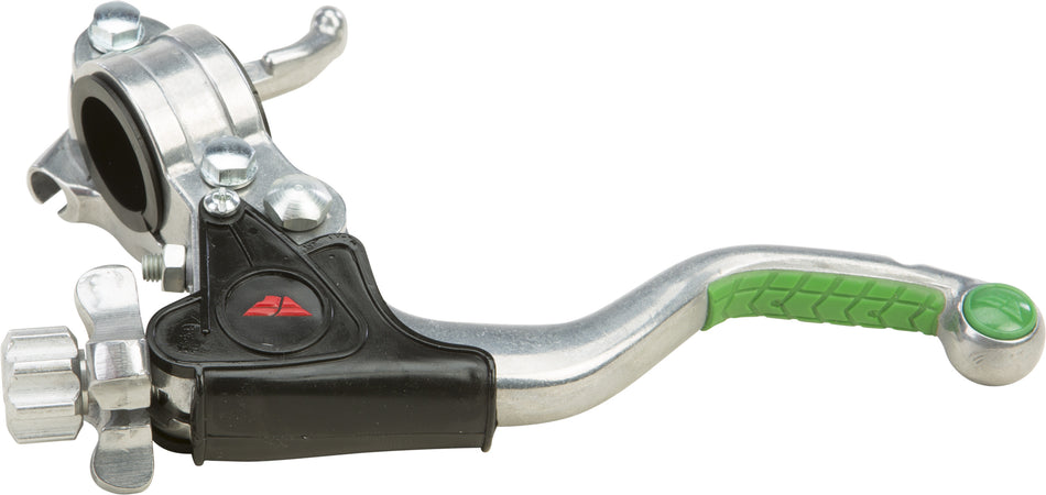 FLY RACING Pro Kit Shorty Lever Green W/Hot Start 4W1024-FLY
