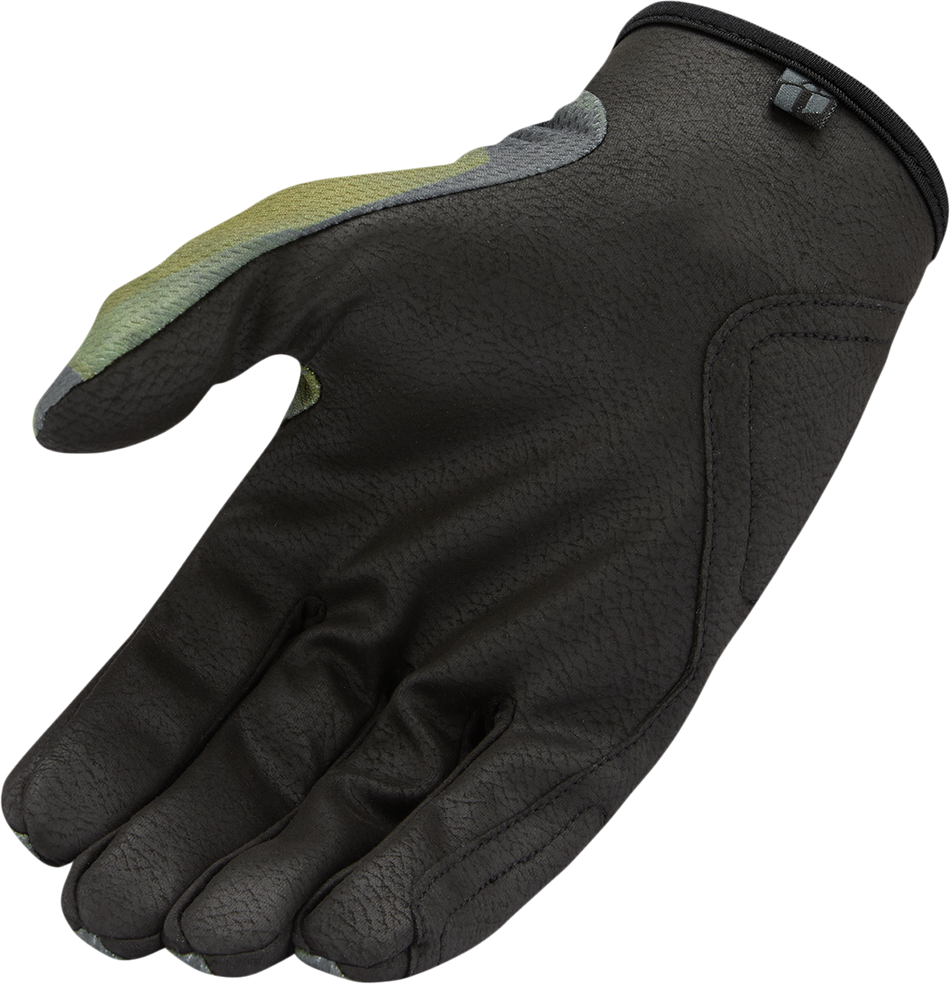 Open Box new  ICON Hooligan™ Battlescar Gloves - Green - Small 3301-4123