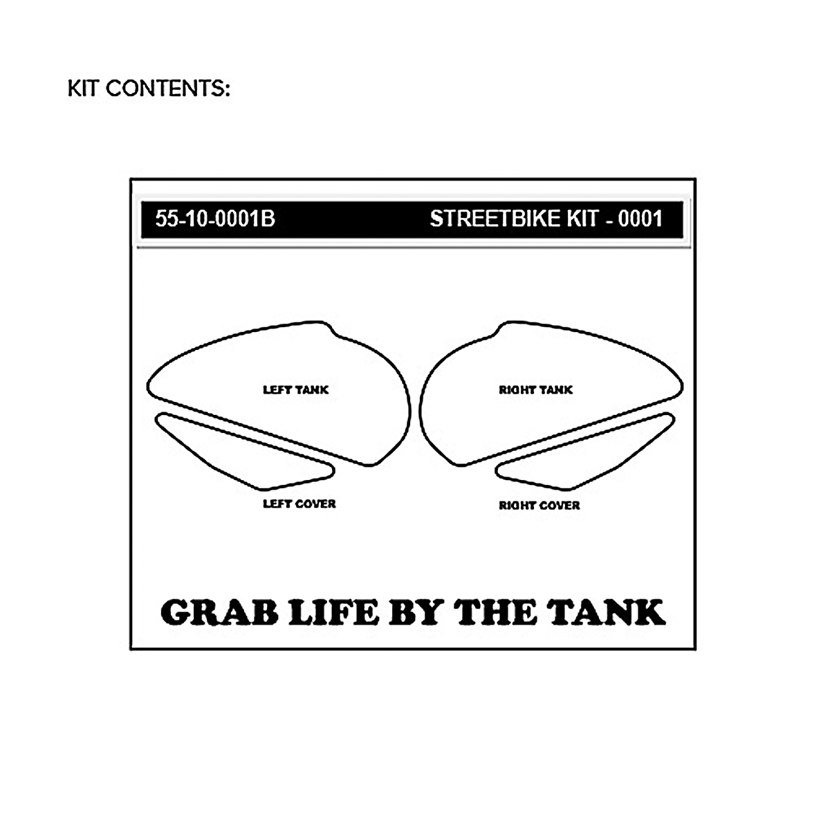 STOMPGRIP Traktionskit - Schwarz - Yamaha 55-10-0001B 