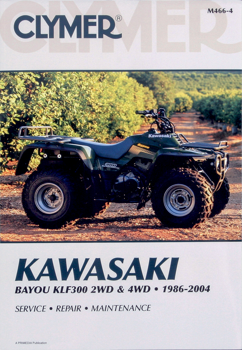 CLYMER Manual - KLF300 Bayou CM4664