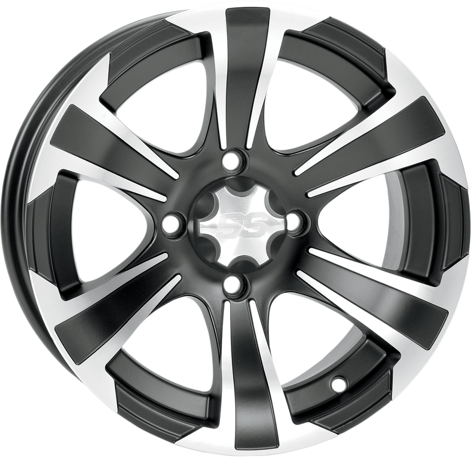 ITP SS312 Alloy Wheel - Rear - Black Machined - 14x8 - 4/137 - 5+3 1428455536B