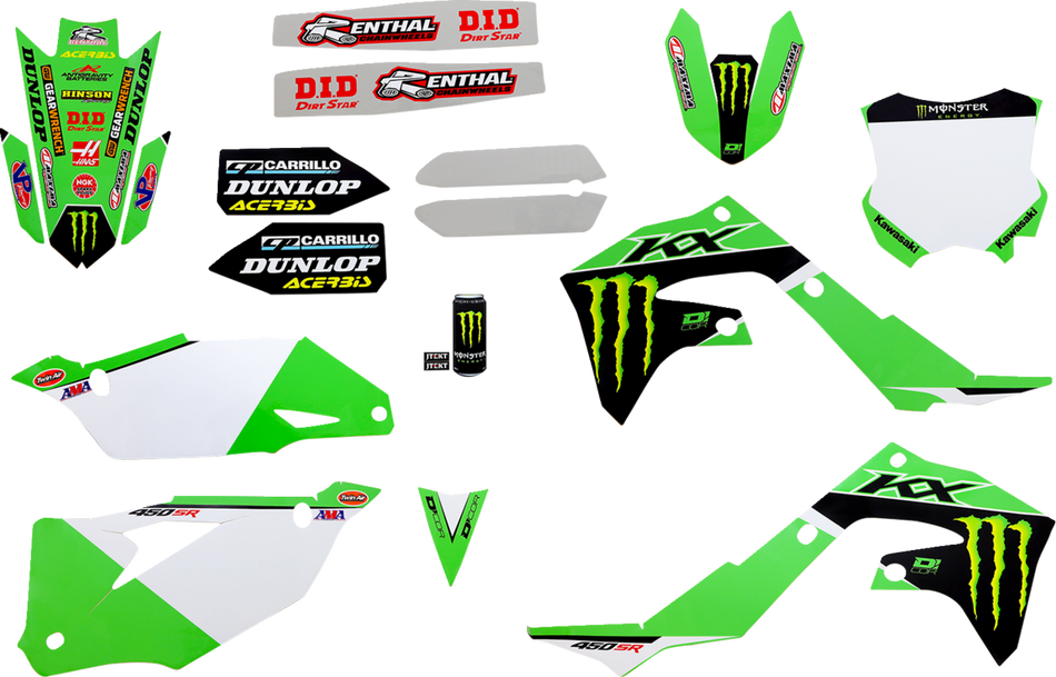 D'COR VISUALS Graphic Kit - Monster Energy 20-20-802