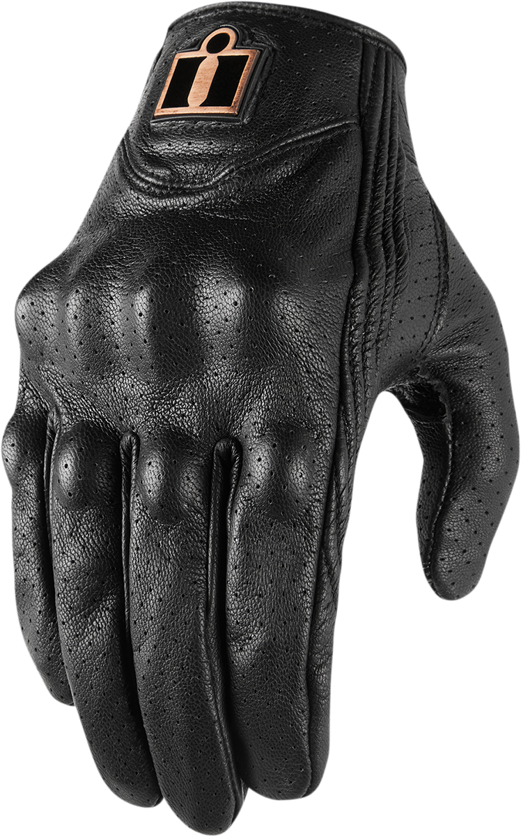 ICON Women's Pursuit Classic™ Perforated Gloves - Black - XL 3302-0803