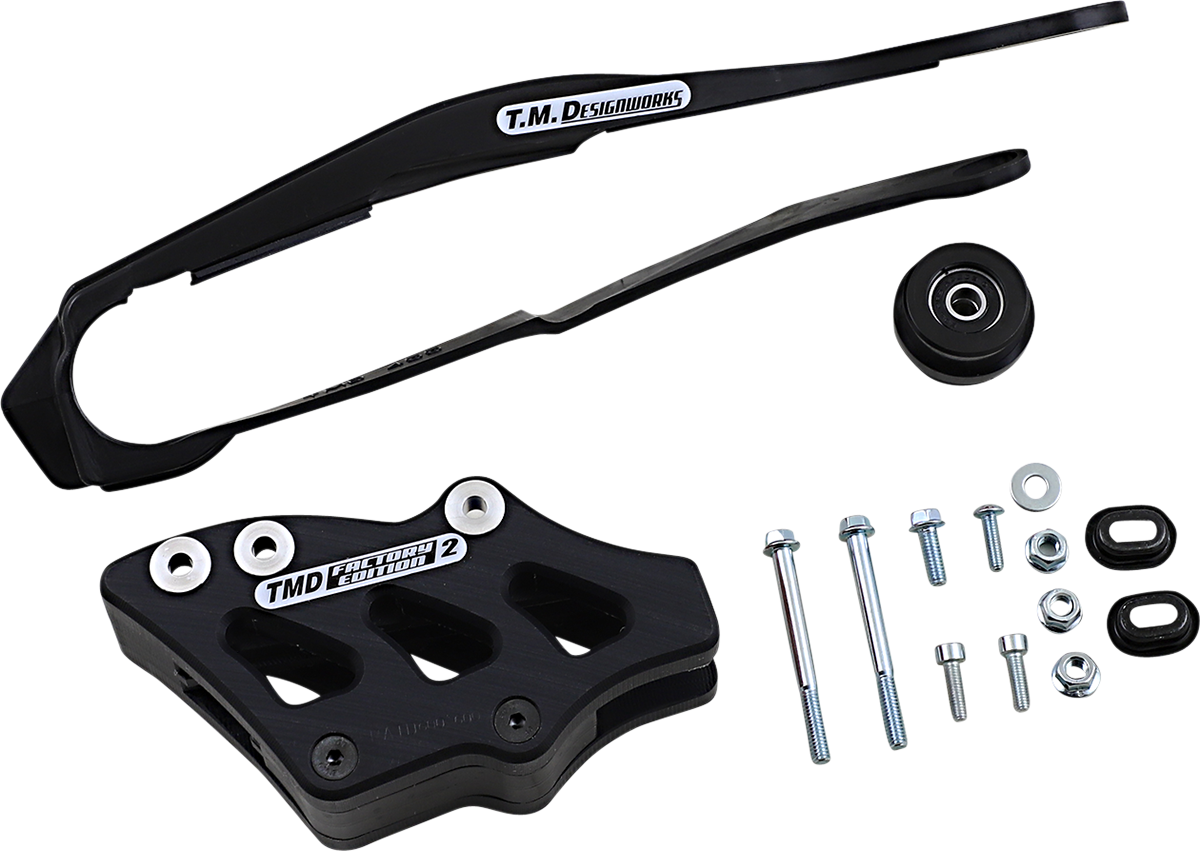 T.M. DESIGNWORKS Chain Guide/Slider - Honda - Black DCK-OR6-BK