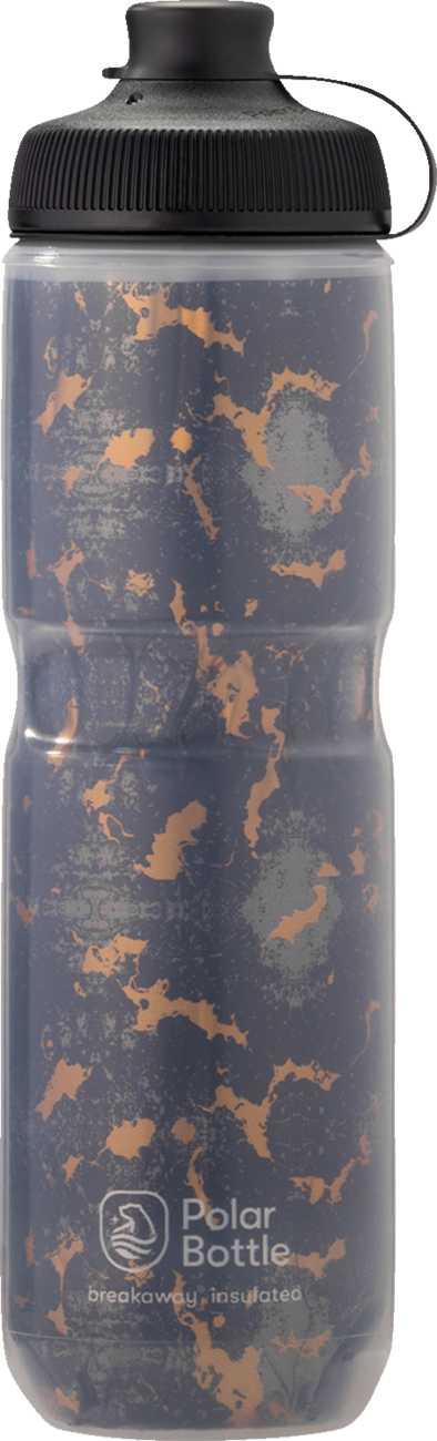 POLAR BOTTLE Breakaway Muck Insulated Bottle - Shatter - Charcoal/Copper - 24 oz. INB24OZ09MG