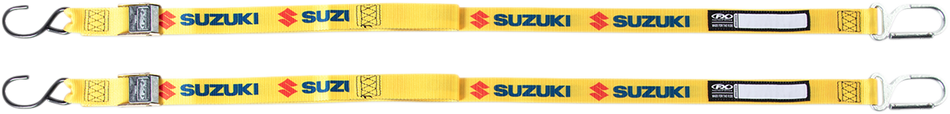 FACTORY EFFEX Tie-Downs - Yellow - Suzuki 22-45480
